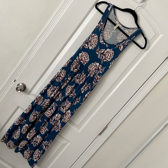 Matilda Jane Along the Beach maxi dress matching family S blue bin - Picture 2 of 9